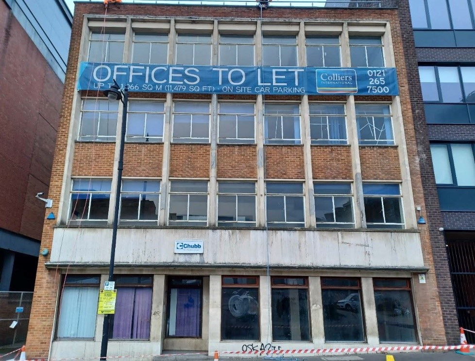 Chubb Building Birmingham Structural Refurbishment